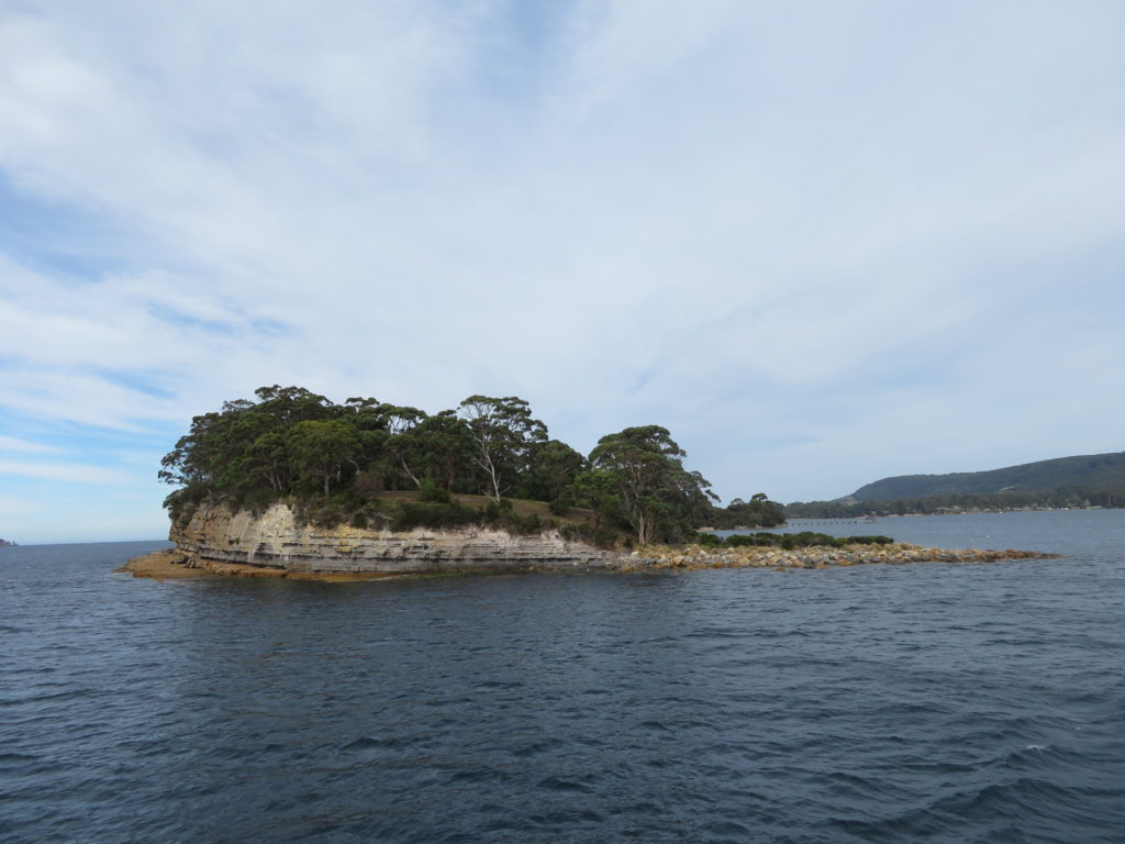 Isle of the dead Port Arthur harbour boat cruise