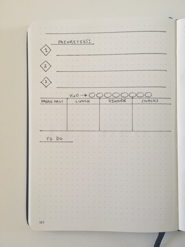 10 Quick and Simple Bullet Journal Daily Layouts - All About Planners