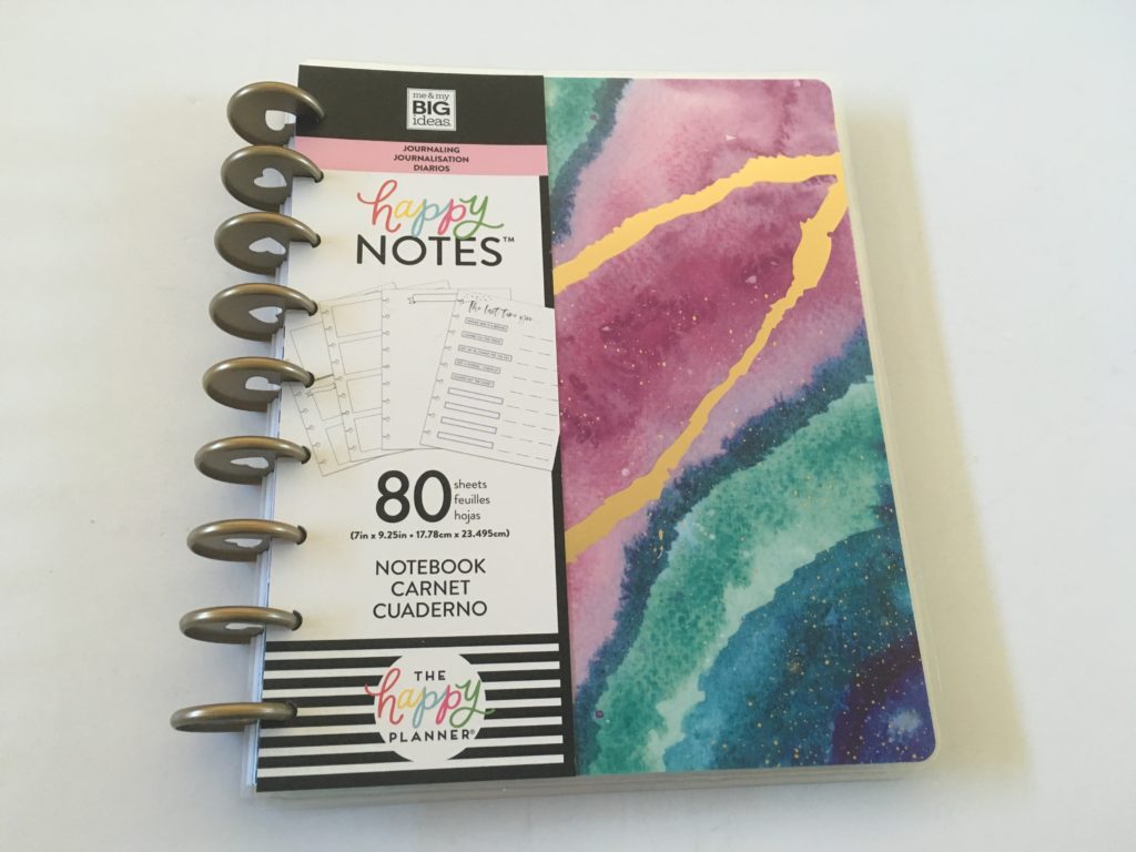 happy planner dot journal review bullet journal dot grid discbound pretty colorful pros and cons pen test mambi