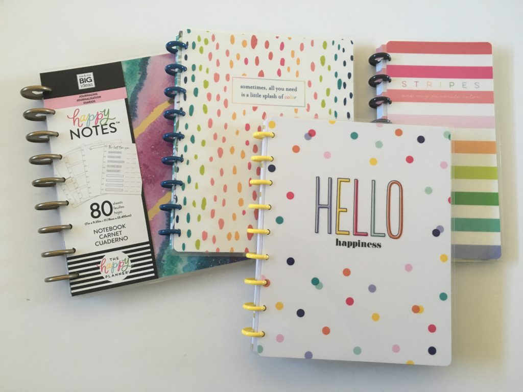 happy planner happy notes dot journal slim notebook planner review dot grid bullet journal review pros and cons size comparison