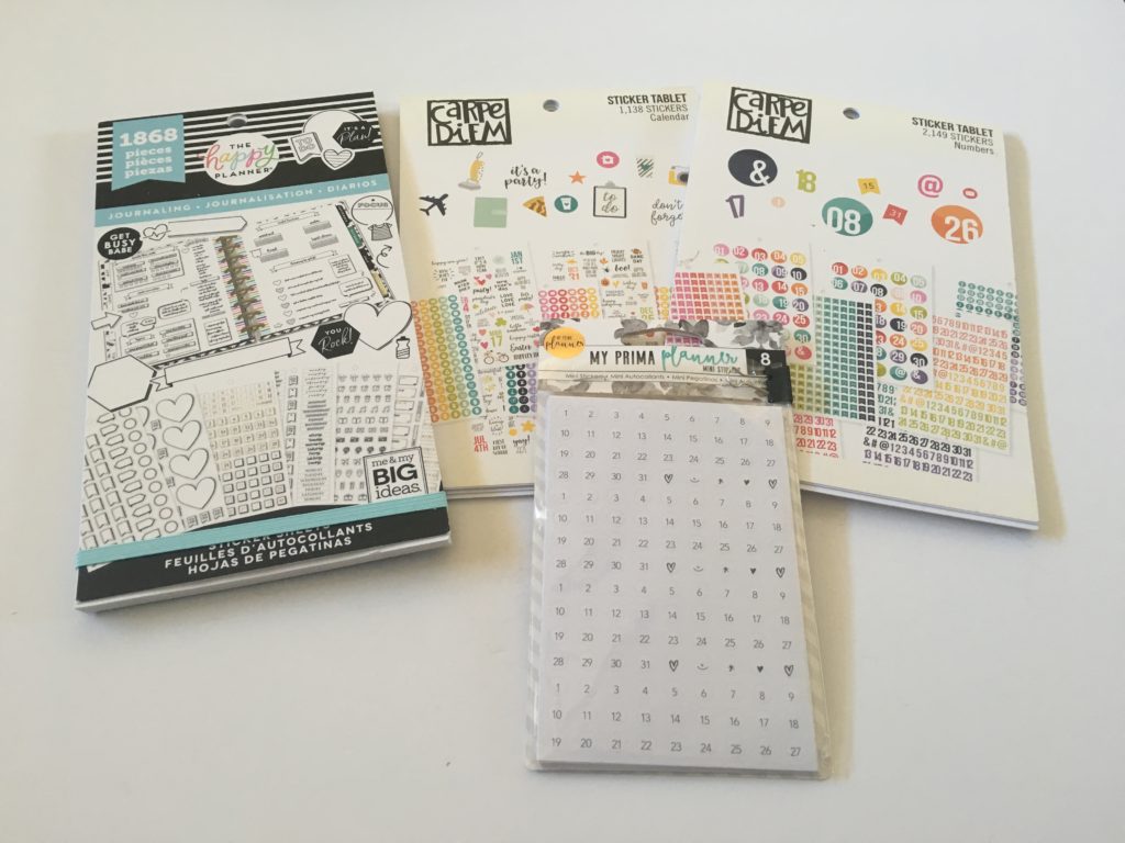 Monthly Calendar Index Stickers Lable Marker Note for Planner Appointme-s RSPF 