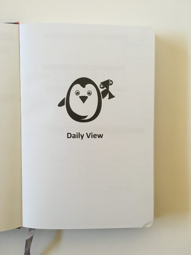 penguin planner daily planner review pros and cons 2 pages per day