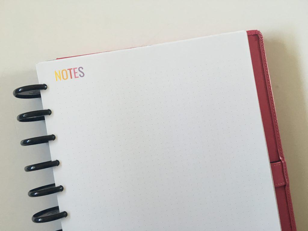 Work Notebook Spread Keeping work and personal in the same planner plus pie chart blog ...