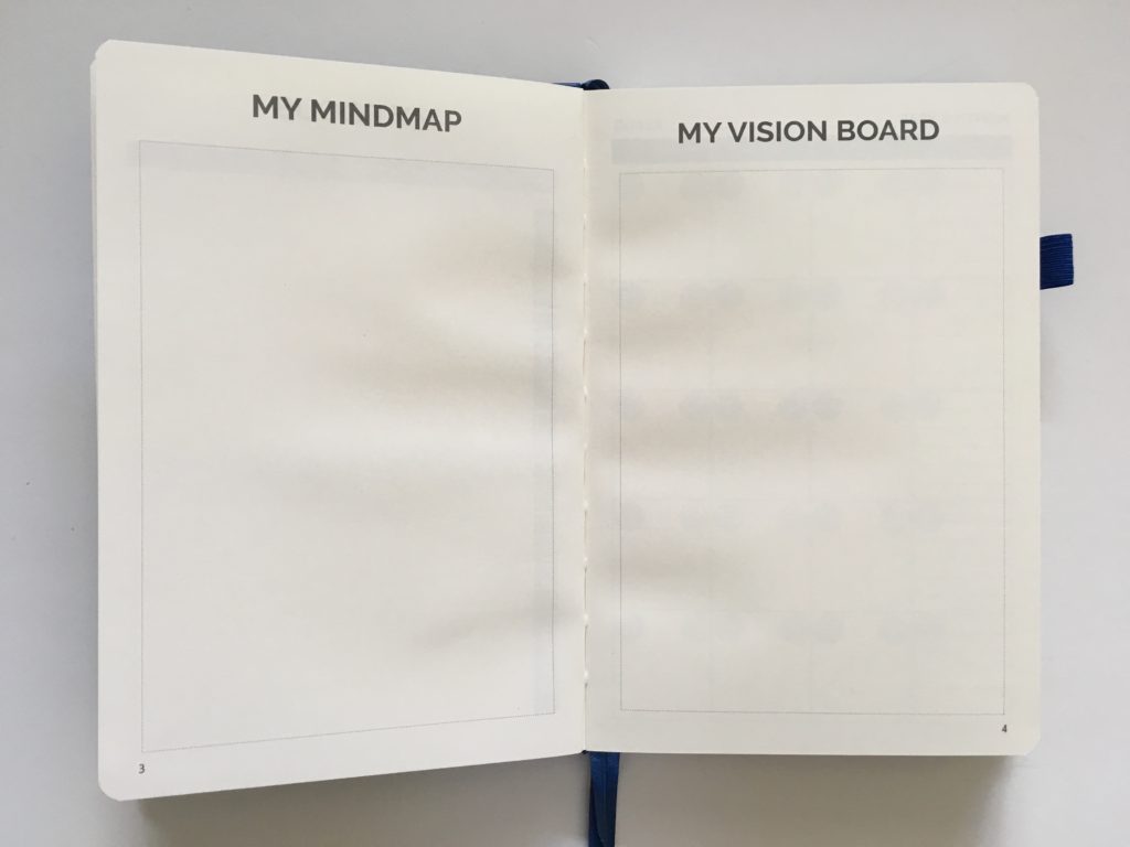 simple elephant planner review goals vision board