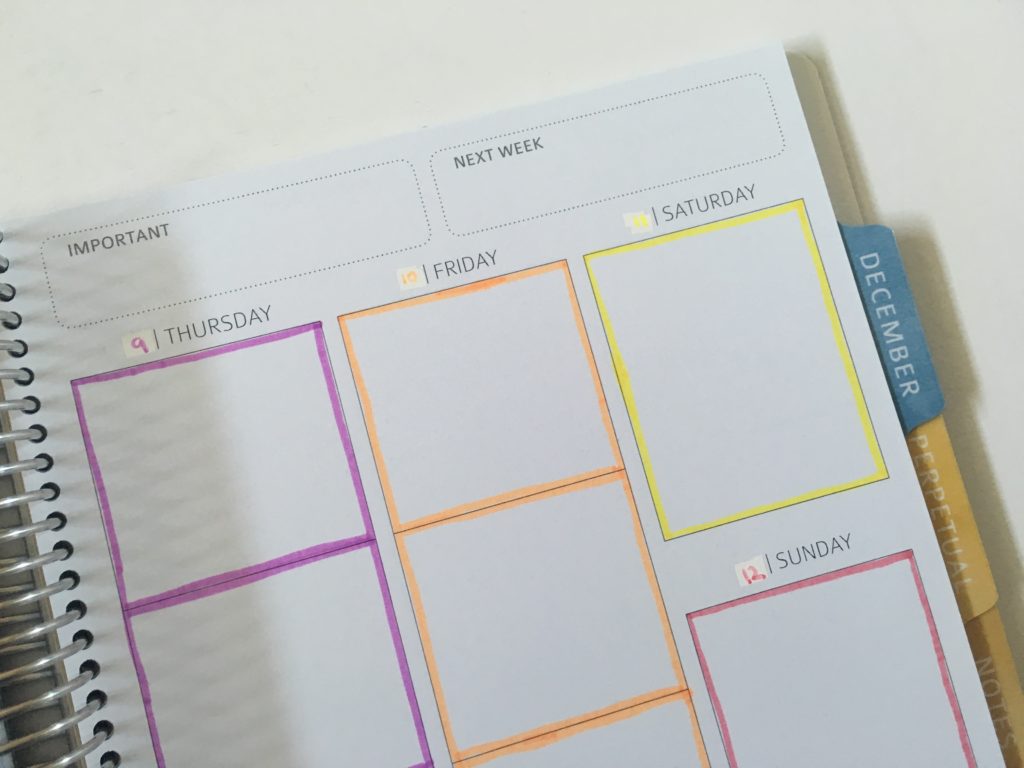 whistle and birch planner review weekly spread color coding with highlighters zebra mildliner pros and cons colorful minimalist simple quick easy pastel