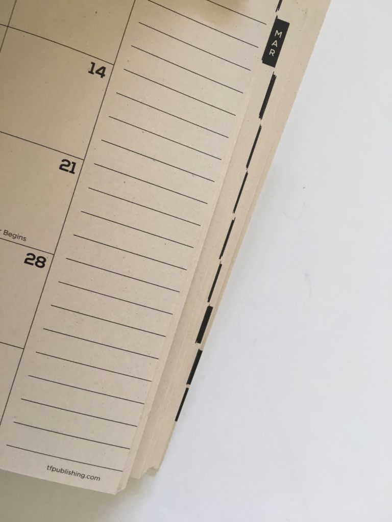 tf publishing planner review tabs pros and cons