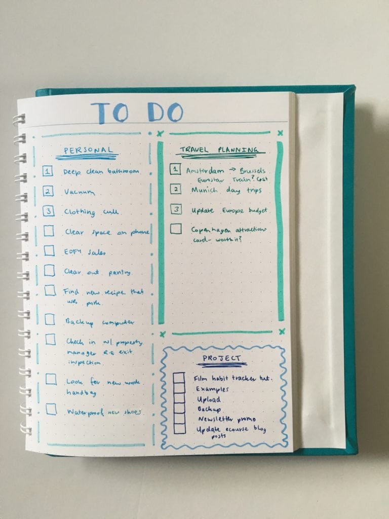 Bullet journaling in my custom Agendio dot grid notebook – All About ...