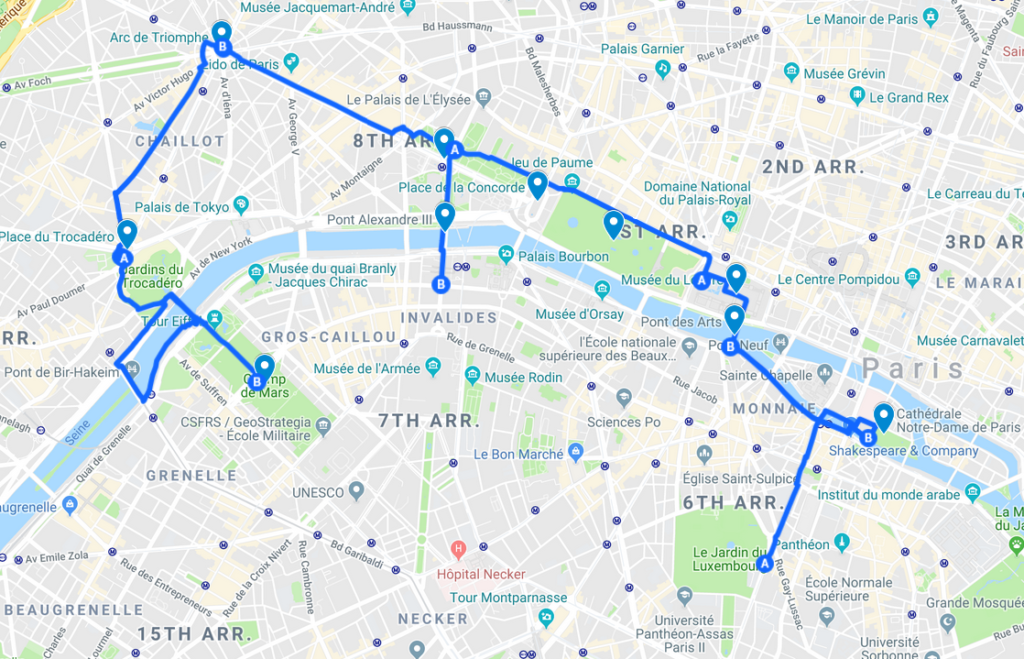 best of paris in 1 day itinerary map things to see and do photo spots