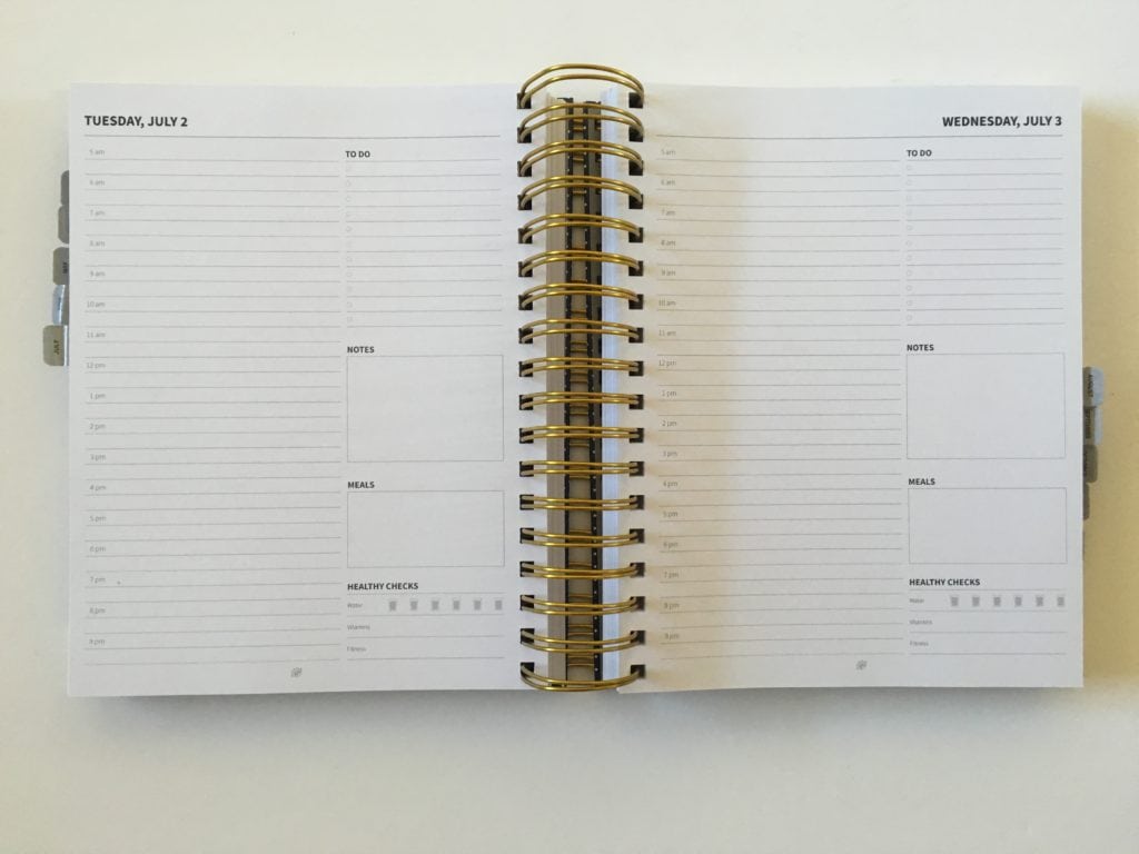 Peacock Paper Essentials Daily Planner (Pros, Cons &amp; Video Walkthrough ...