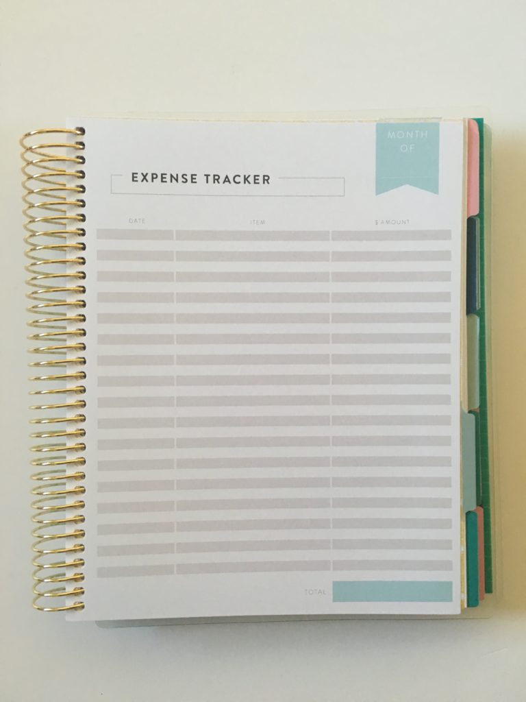 recollections budget planner expenses tracker monthly budget income expenses weekly spread dividers undated