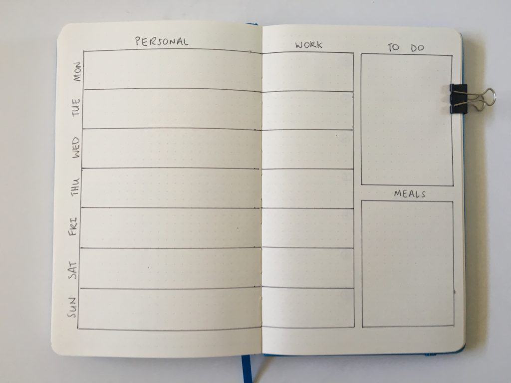 Bullet Journal Layouts 26 Non typical 2 Page Weekly Spreads To Try