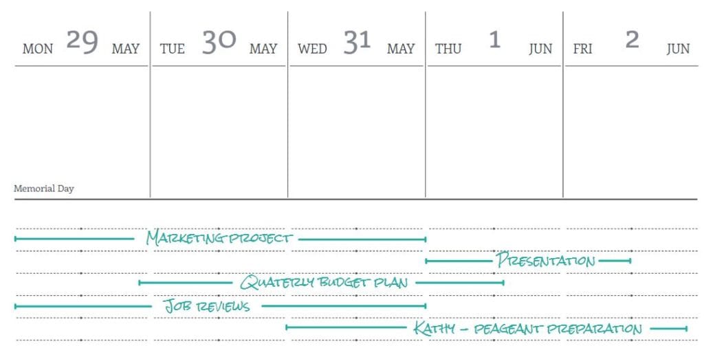 Weekly spread in my custom vertical Agendio planner (with spans) – All ...