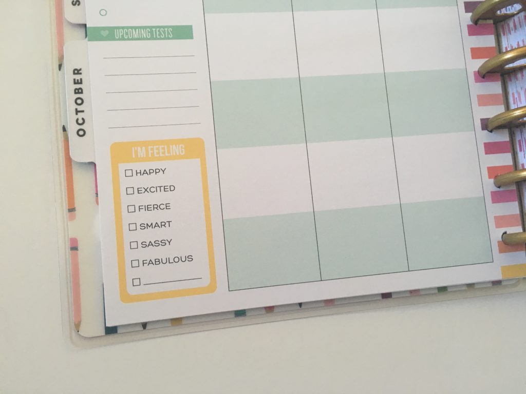 happy planner student edition weekly spread