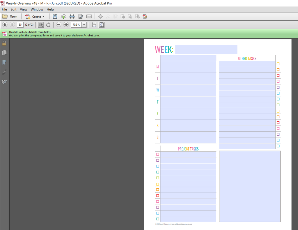how do editable printables work diy insert refills tutorial rainbow all about planners insert
