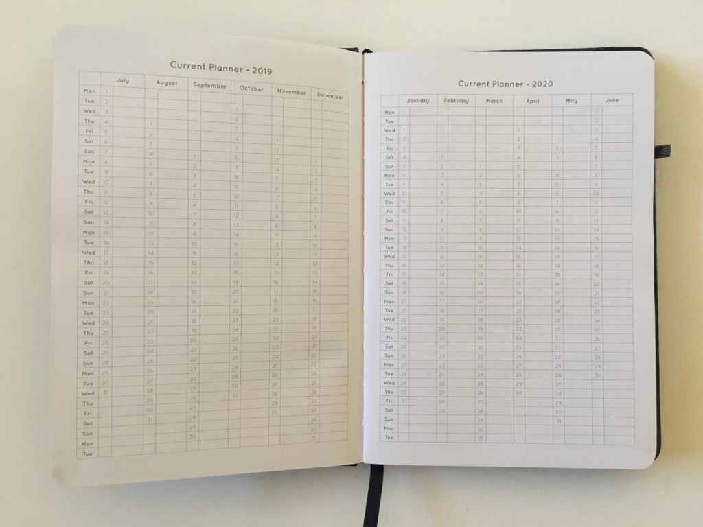 otto diary 12 month australian planner annual overview