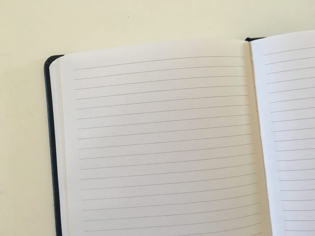 otto weekly planner lined notes pages