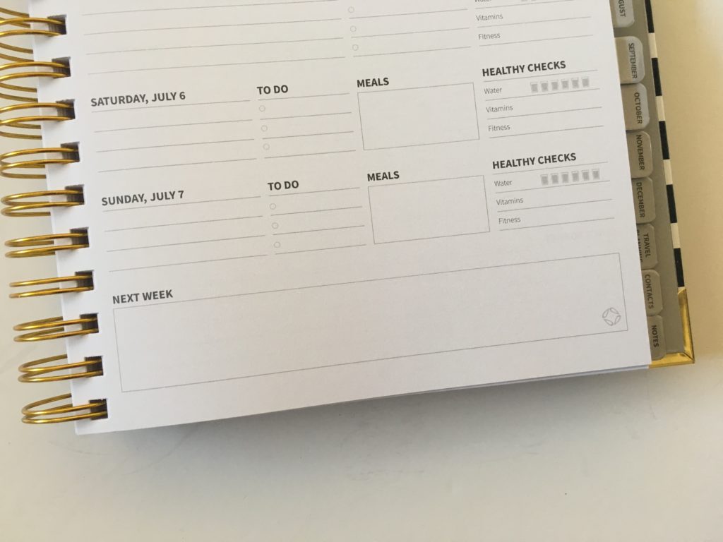 peacock paper horizontal essentials planner review