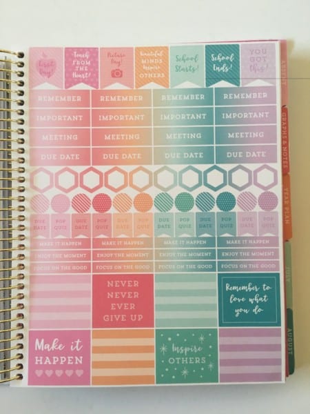 Recollections Teacher Planner Review (Pros, Cons &amp; Video Flipthrough) - All About Planners