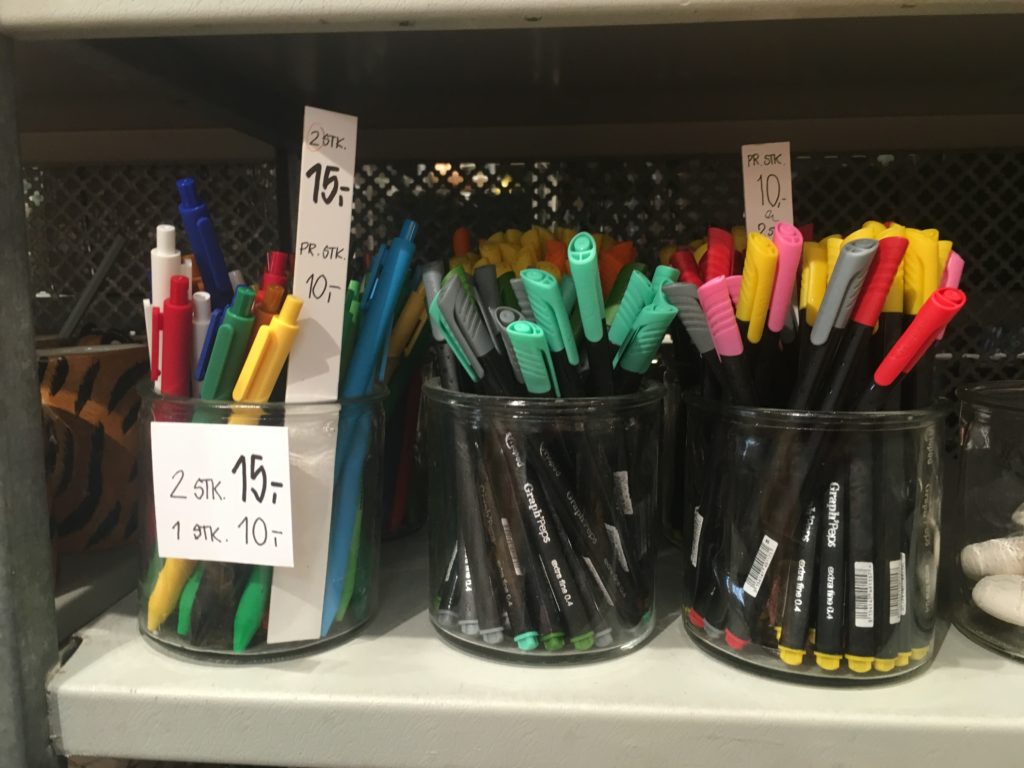Copenhagen notre dame store stationery shopping planner supplies pens 