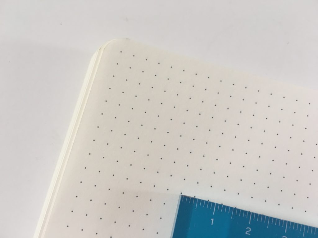 paperchase aganzio 5mm dot grid spacing softcover yellow pages