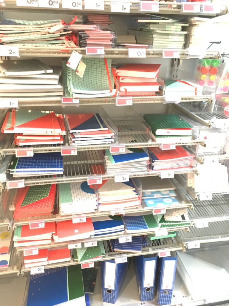 hema stationery shopping planner supplies cute notebooks europe
