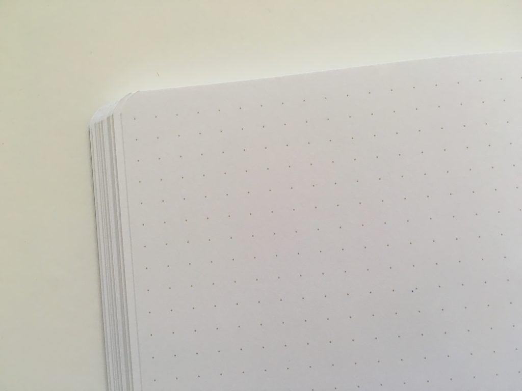 a5 page size bullet journal bright white european brand hema