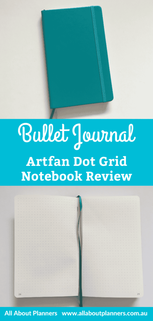 Artfan Dot Grid Notebook Review (Including Pen Test) – All About Planners