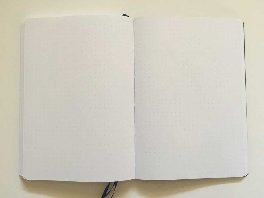 bullet journal dot grid notebook with bright white paper hema a5 page size 5mm dot grid