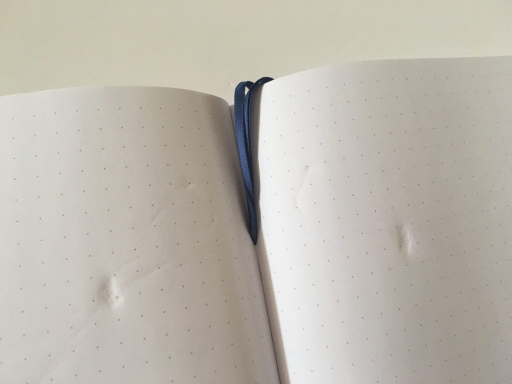 bullet journal dot grid notebook with bright white paper hema a5 page size 5mm dot grid ribbon bookmark