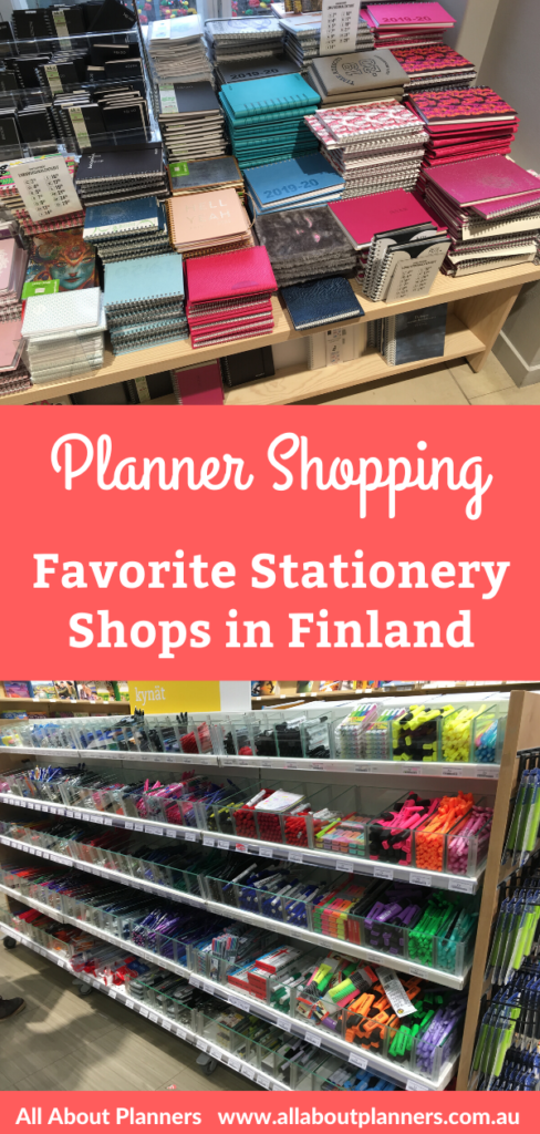 favorite stationery shops in finland helsinki rovaniemi planner shopping weekly daily highlighters pens review roundup