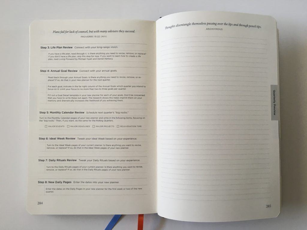 Full Focus Planner Review (Michael Hyatt’s 90 Day Undated Goal Planner ...