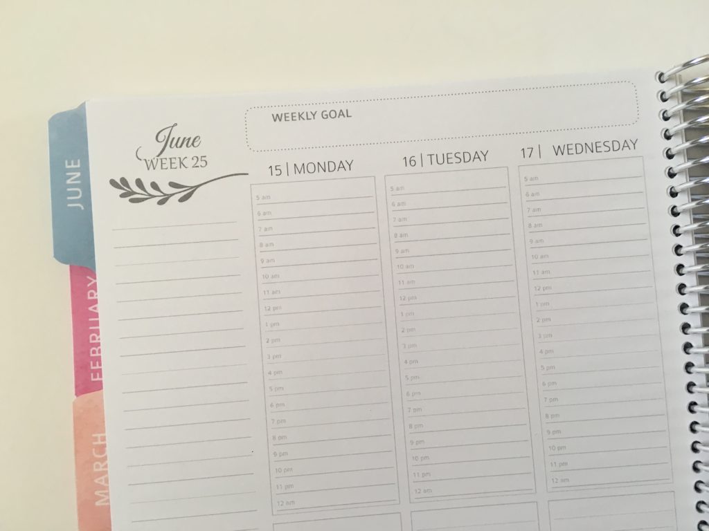 whistle and birch vertical scheduling weekly layout planner review australia