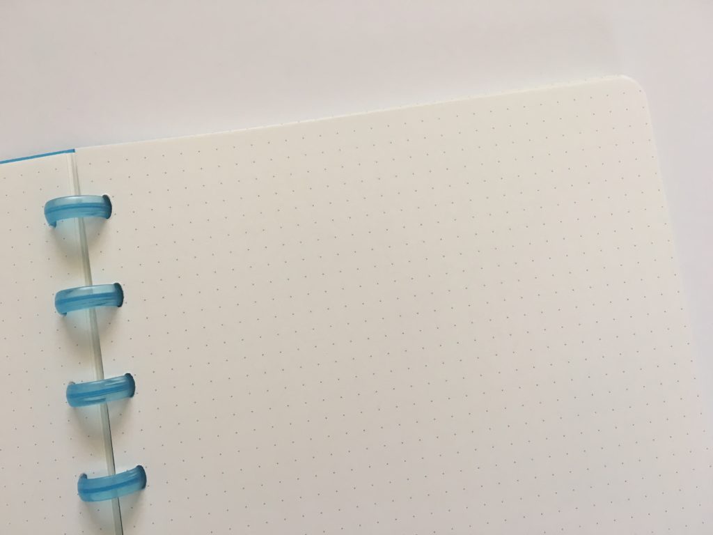 atoma discbound dot grid notebook review paper quality pen testing 5mm dot grid spacing