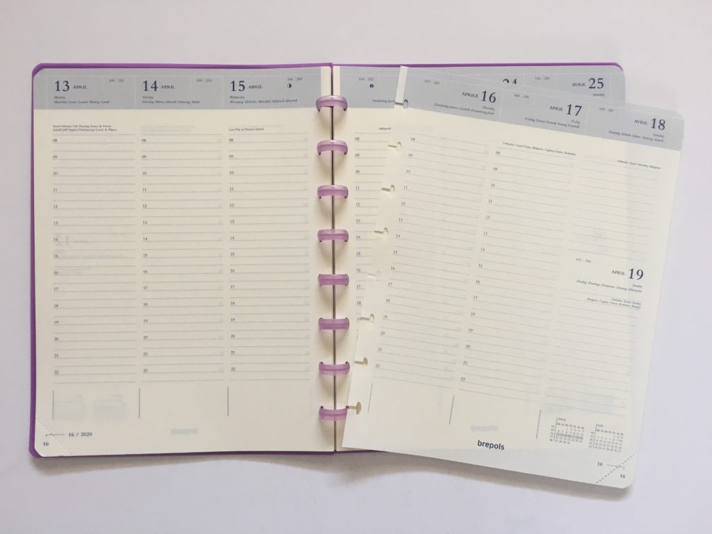 atoma discbound weekly planner review belgium removable pages alternative to happy planner minimalist gender neutral