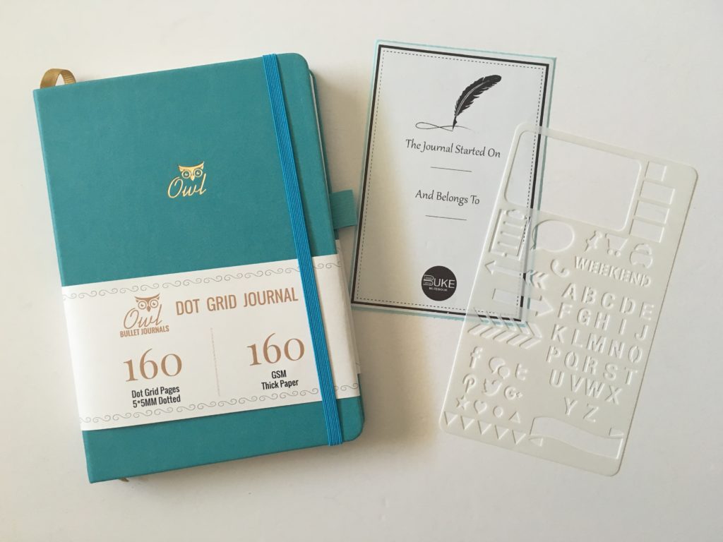 buke stationery dot grid notebook and planner stencil video review