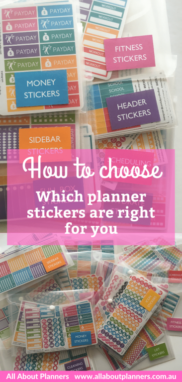 how to choose the right planner stickers for your planner inspiration tips bullet journaling supplies favorite recommended-min