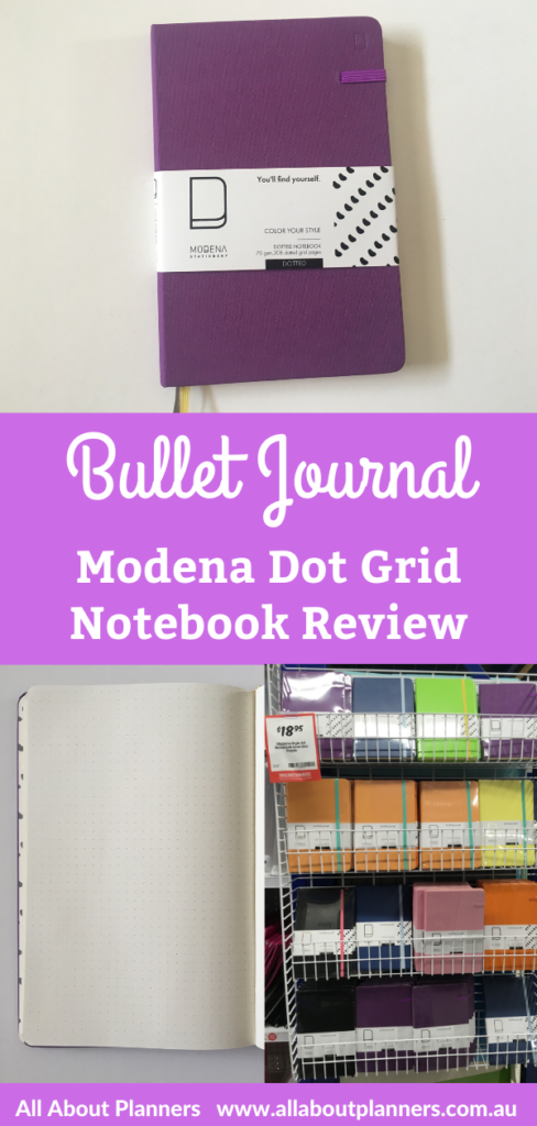 modena dot grid notebook bullet journal review pros and cons pen testing australian bujo officeworks