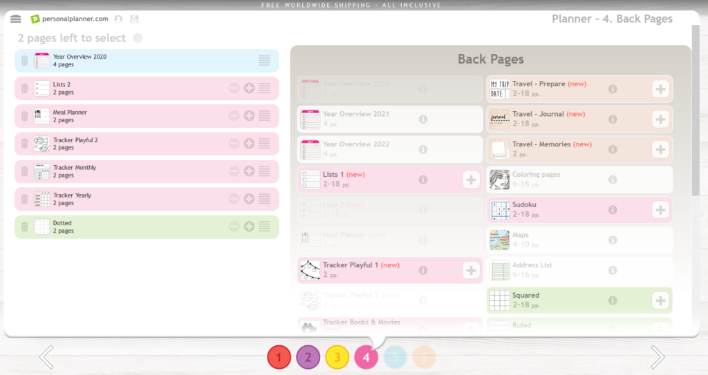 custom personal planner how to order options add on pages create your cover