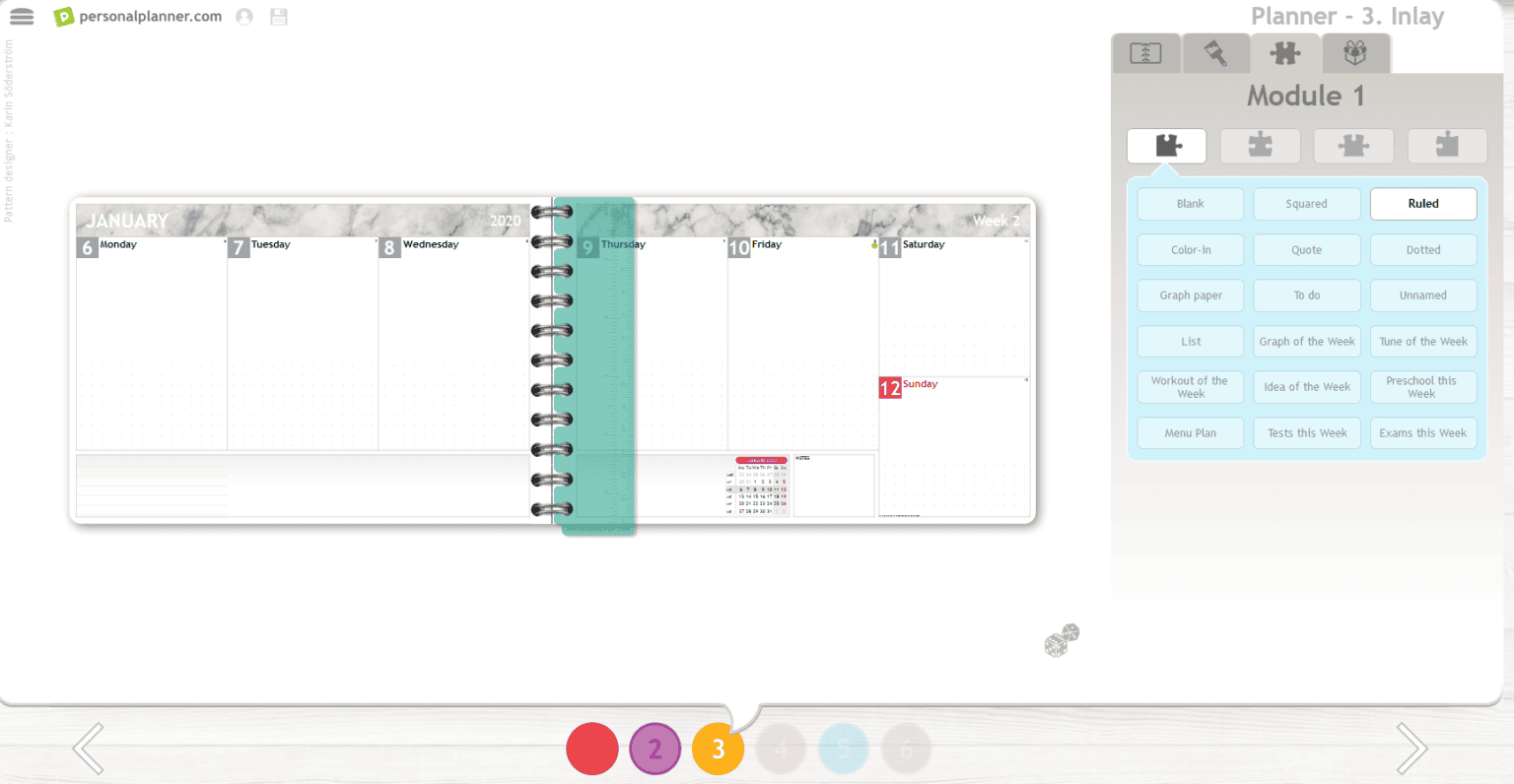 Personal Planner Review (affordable, completely customisable weekly ...