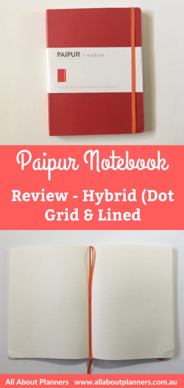 paipur notebook review hybrid dot grid and lines pages large page size 100 gsm paper pen testing video flipthrough colorful covers