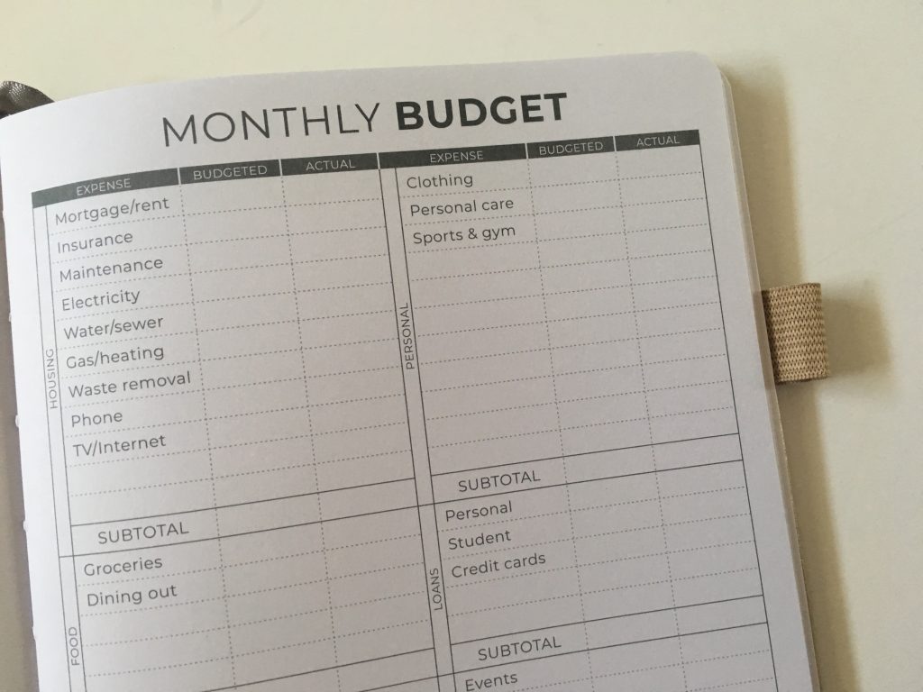 Clever fox budget planner review monthly pre-filled goals spending expenses tracker debt savings goals affordable minimalist video flipthrough pros and cons pen testing_06