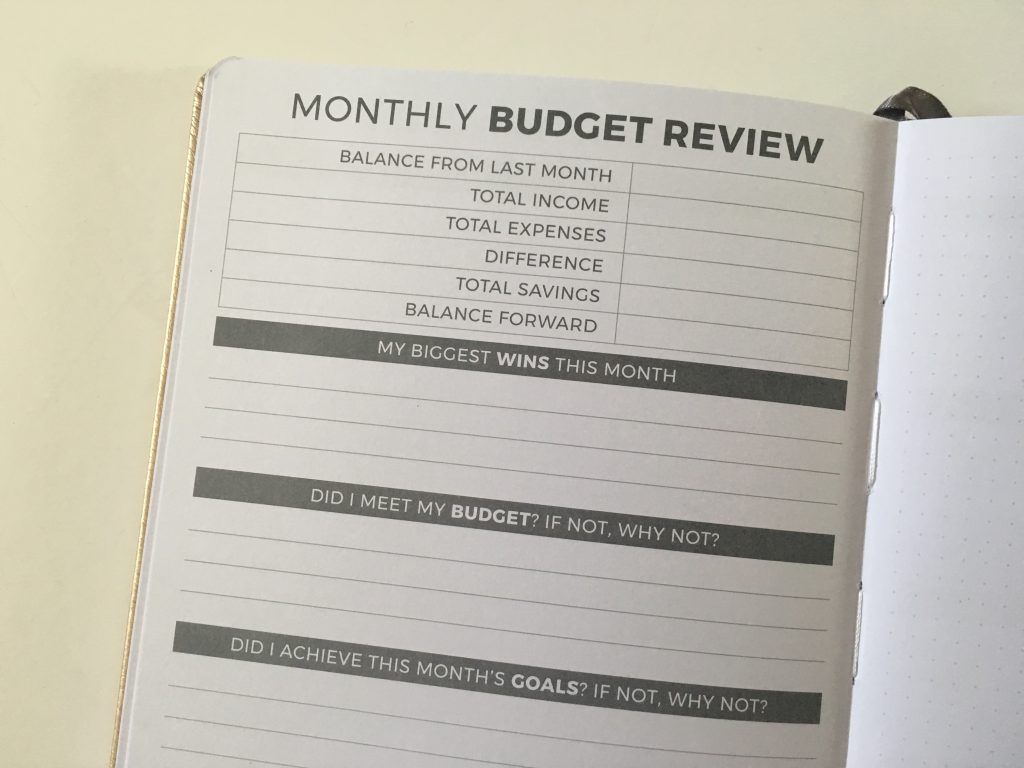 Clever fox budget planner review monthly pre-filled goals spending expenses tracker debt savings goals affordable minimalist video flipthrough pros and cons pen testing_09