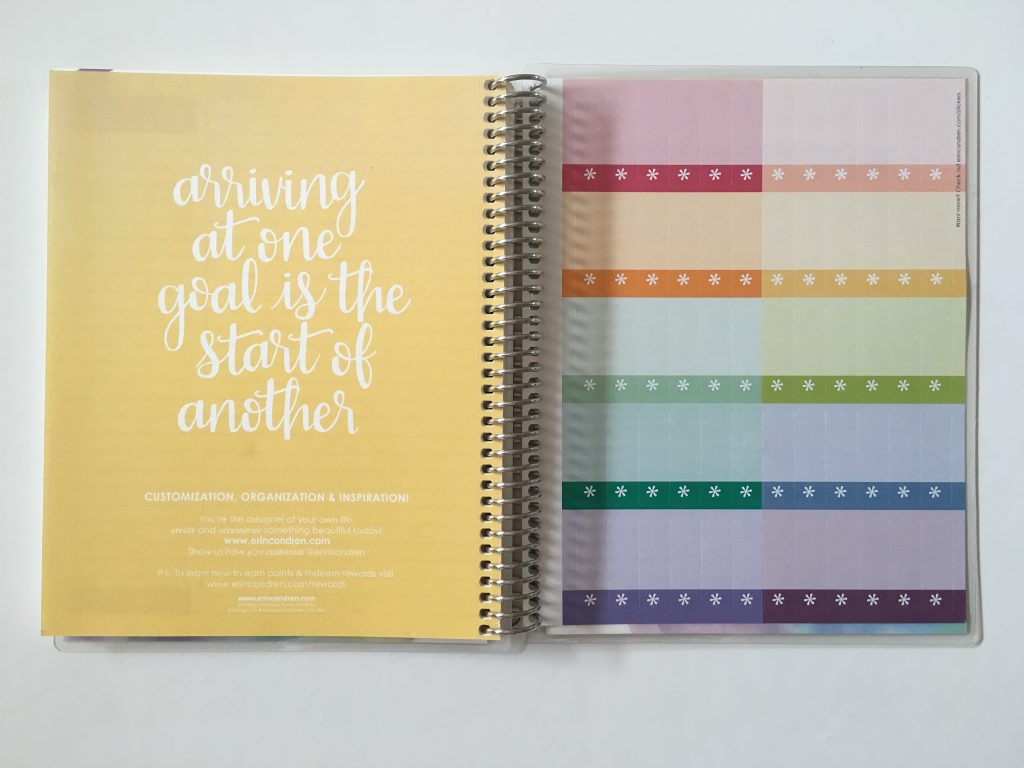 Erin Condren take note notebook personalised review pros and cons paper quality pen testing ghosting bleed through travel map cover medium coiled bound_14