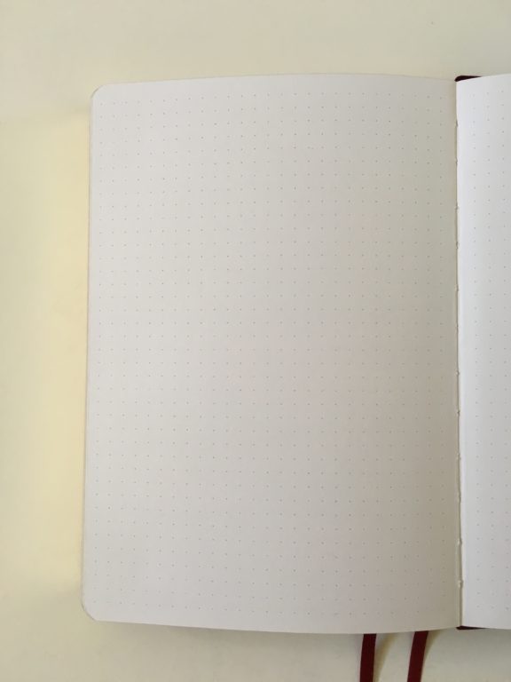 archer and olive dot grid notebook for bullet journaling 160gsm bright white paper no bleed through or ghosting pens or highlighters gold foil edging_11