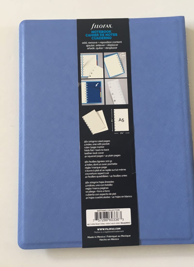 Filofax Refillable Saffiano Notebook Review (Including Pen Testing & Video Flipthrough)
