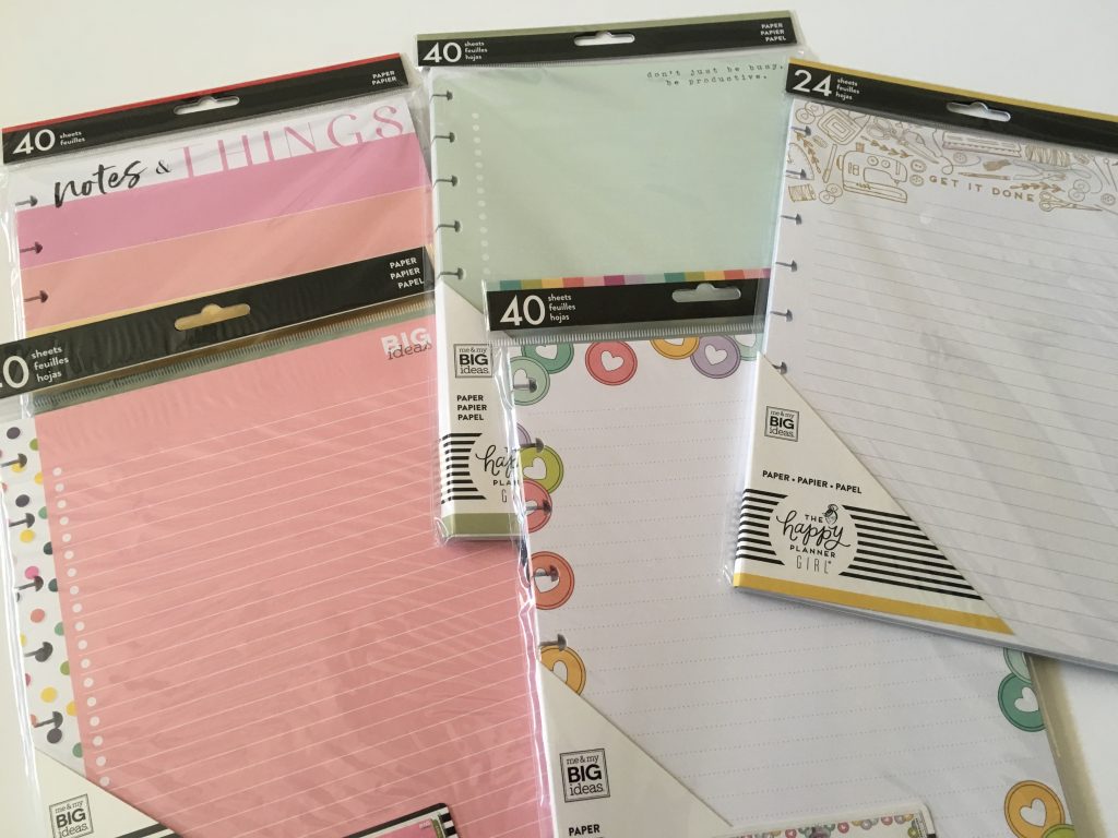 mi goals inserts favorite color coding supplies checklist classic size mini tips organization discbound refills