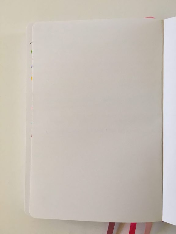 vivid dot journal review dot grid sewn bound bright white paper 140GSM no ghosting or bleed through video flipthrough pen testing numbered pages cheap affordable amazon notebook_13
