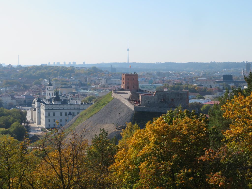 Vilnius hill of 3 crosses viewpoint lithuania september autumn colors things to see and do 3 day itinerary
