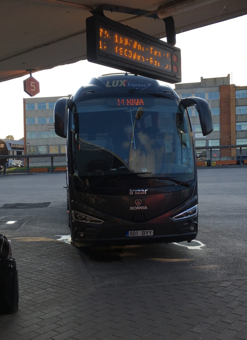 Lux Express bus review baltic states riga latvia tallin estonia vilnius lithuania