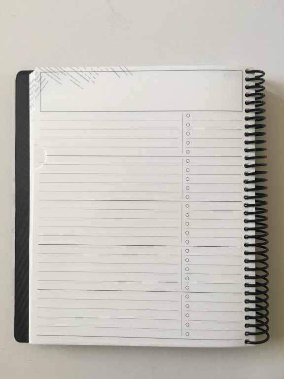 erin condren focused planner coil bound review video pros and cons pen testing video flipthrough monday week start horizontal lined writing space checklist_11